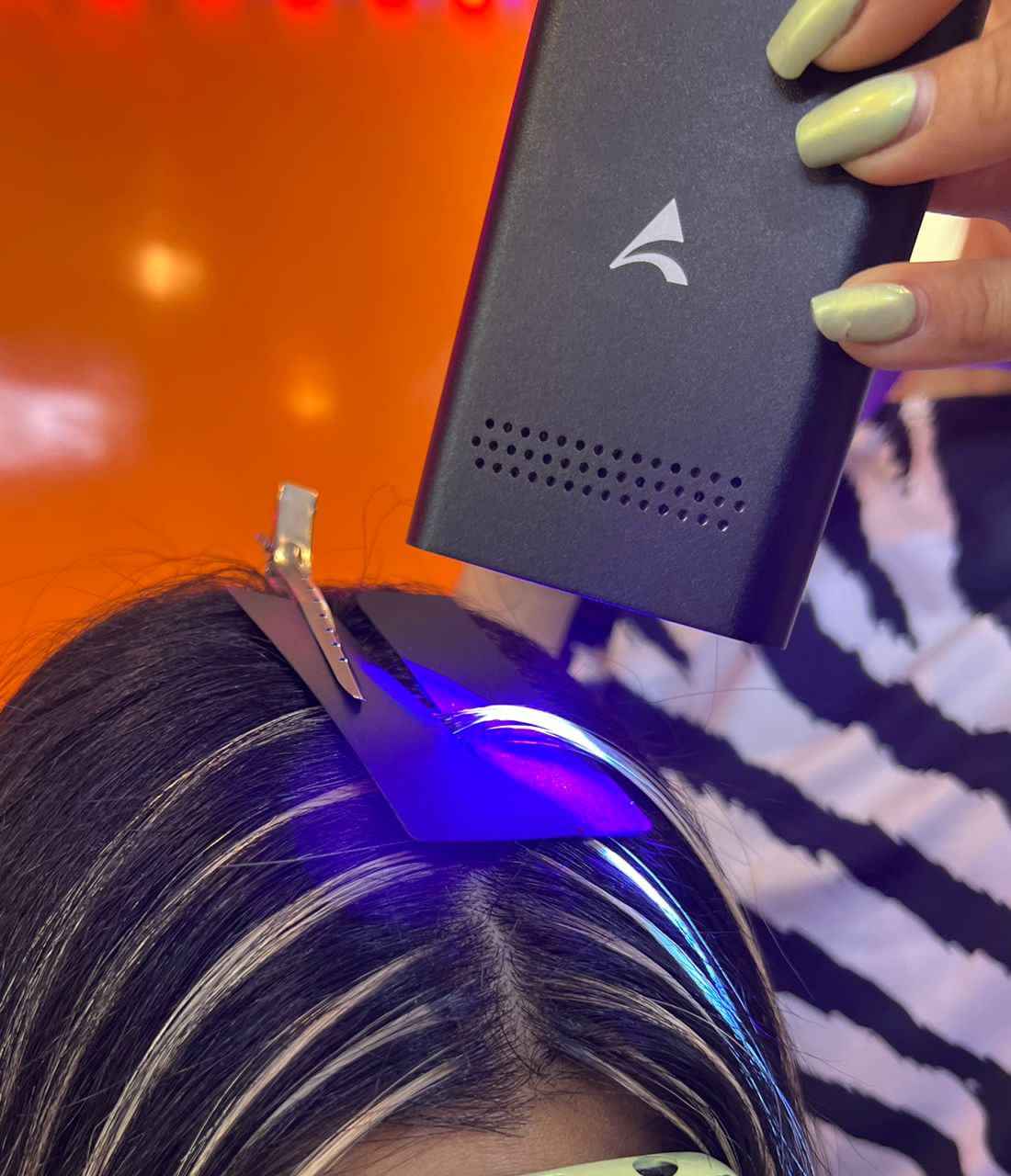 اکستنشن مو رنگی